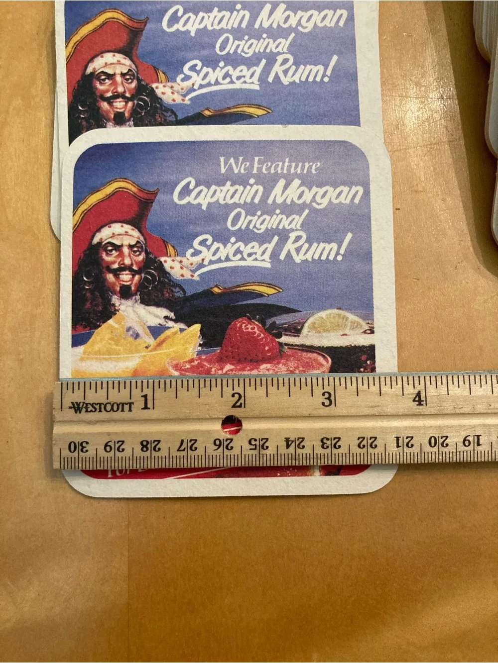 Vintage Captain Morgan Rum Advertising Bar Coasters Lot of 70 Promo
